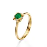 Pierścionek ze szmaragdem naturalnym AJPZ_139